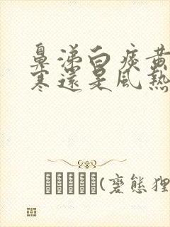 鼻涕白痰黄是风寒还是风热