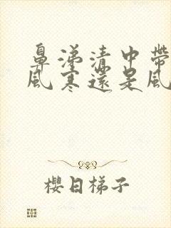 鼻涕清中带黄是风寒还是风热