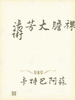 汤芳大胆裸体艺术