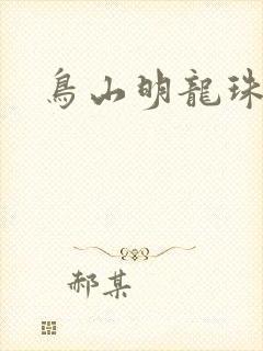 鸟山明龙珠封面