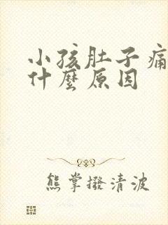 小孩肚子痛想吐什么原因