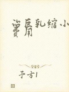 治巨乳缩小好多费用