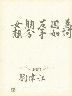 女朋友因为累了想分手如何挽回