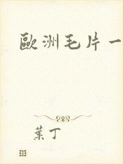 欧洲毛片一二区