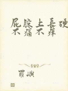 屁股上长硬疙瘩不痛不痒