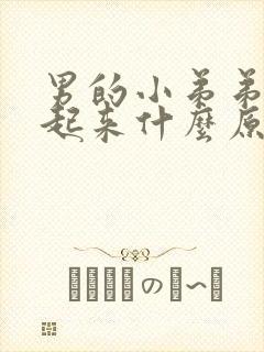 男的小弟弟硬不起来什么原因封面