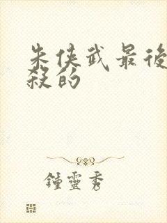 朱侠武最后被谁杀的