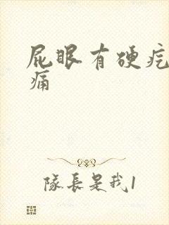 屁眼有硬疙瘩疼痛