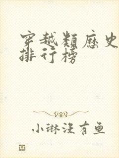 穿越类历史小说排行榜封面