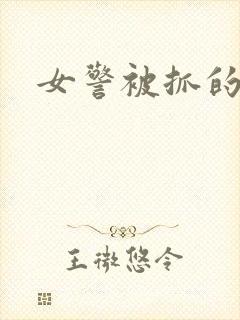 女警被抓的小说