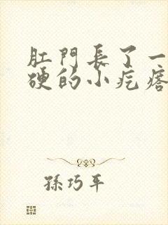 肛门长了一个很硬的小疙瘩