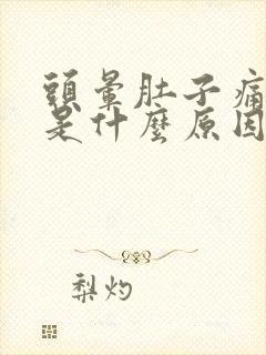 头晕肚子痛想吐是什么原因