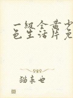 一级全黄少妇性色生活片免费