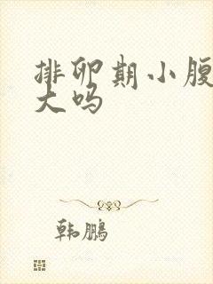 排卵期小腹会变大吗