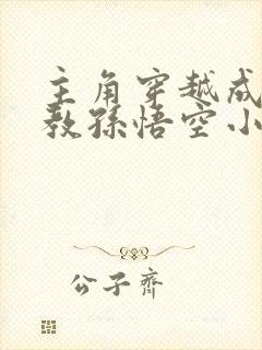 主角穿越成瞎子教孙悟空小说