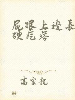 屁眼上边长了个硬疙瘩