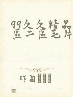 99久久精品一区二区毛片