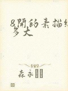 8开的素描纸是多大