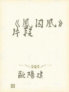 《凤囚凰》精彩片段封面