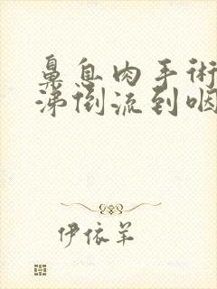 鼻息肉手术后鼻涕倒流到咽喉怎么治