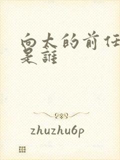 向太的前任男友是谁