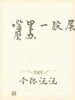 嘴里一股屎味怎么办