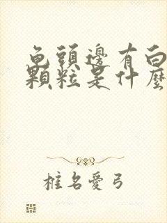 龟头边有白色的颗粒是什么