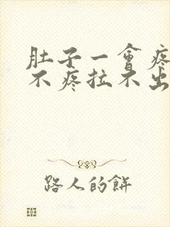 肚子一会疼一会不疼拉不出屎