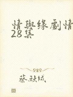 情与缘剧情介绍28集封面