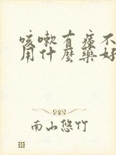 咳嗽有痰不发烧用什么药好封面