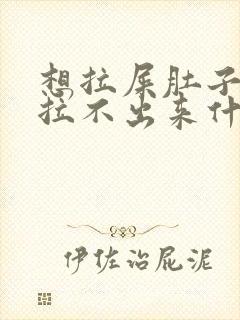 想拉屎肚子疼又拉不出来什么原因封面