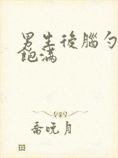 男生后脑勺发型饱满