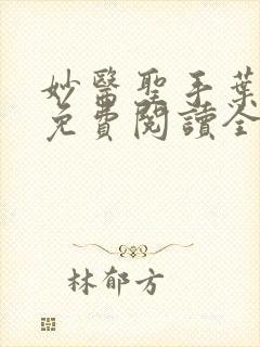 妙医圣手叶皓轩免费阅读全文