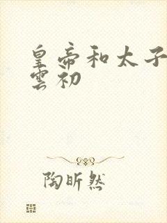 皇帝和太子妃h云初