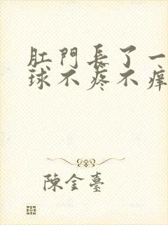 肛门长了一个肉球不疼不痒怎么回事封面