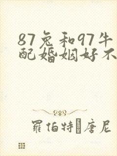 87兔和97牛配婚姻好不好