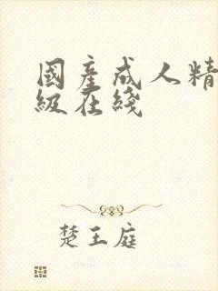 国产成人精品三级在线封面