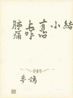 肺上有小结节胸痛咋治