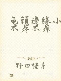 龟头边缘小疙瘩不疼不痒封面