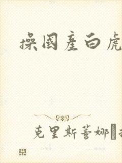 操国产白虎逼