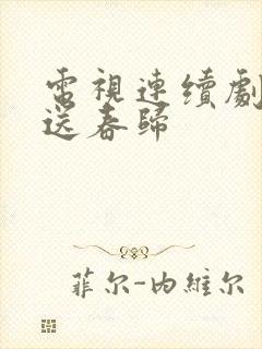 电视连续剧风雨送春归