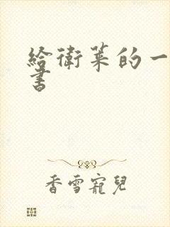 给卫莱的一封情书