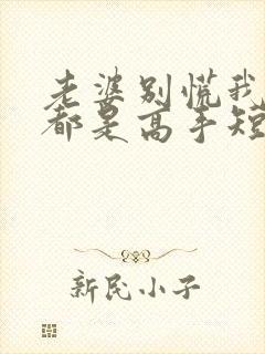 老婆别慌我全家都是高手短剧