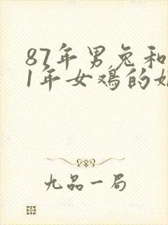 87年男兔和81年女鸡的姻缘