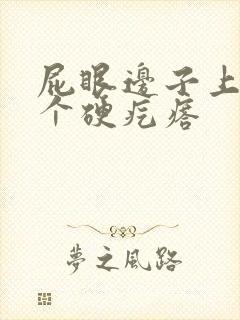 屁眼边子上长了个硬疙瘩