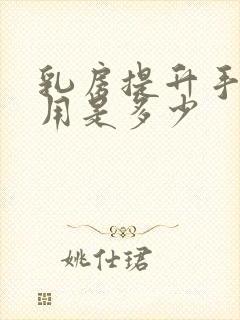 乳房提升手术费用是多少封面