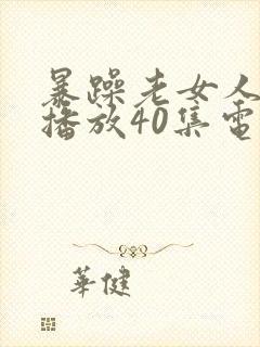 暴躁老女人免费播放40集电视剧