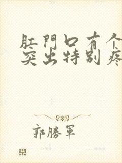 肛门口有个肉球突出特别疼