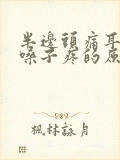 半边头痛耳朵疼嗓子疼的原因封面