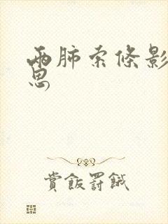 两肺索条影啥意思